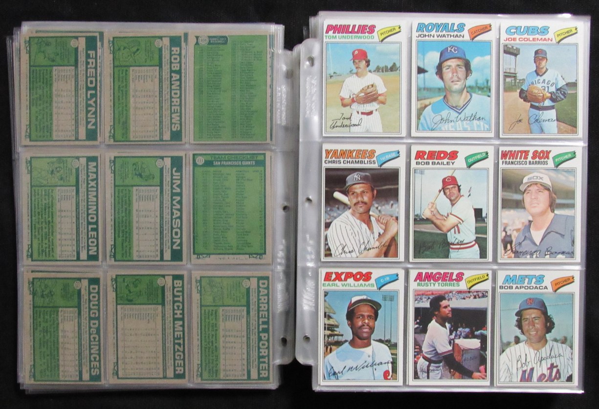 1977 Topps Baseball Complete Set (1-660) Ryan Dale Murphy RC Dawson RC 193635