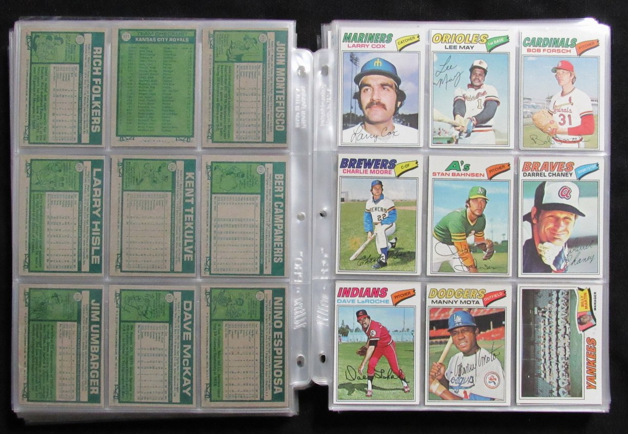 1977 Topps Baseball Complete Set (1-660) Ryan Dale Murphy RC Dawson RC 193635