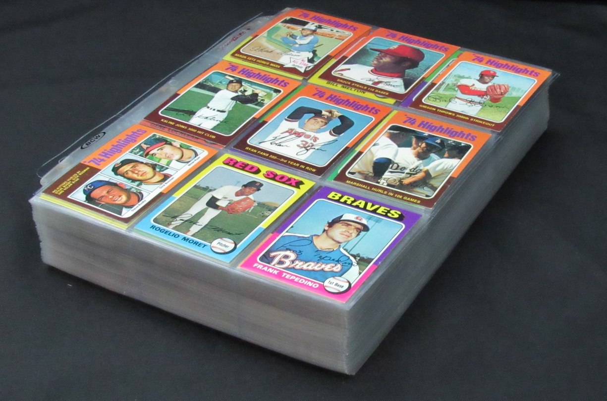 1975 Topps Baseball Card Complete Set (1-660) Brett Yount Aaron Schmidt 193634