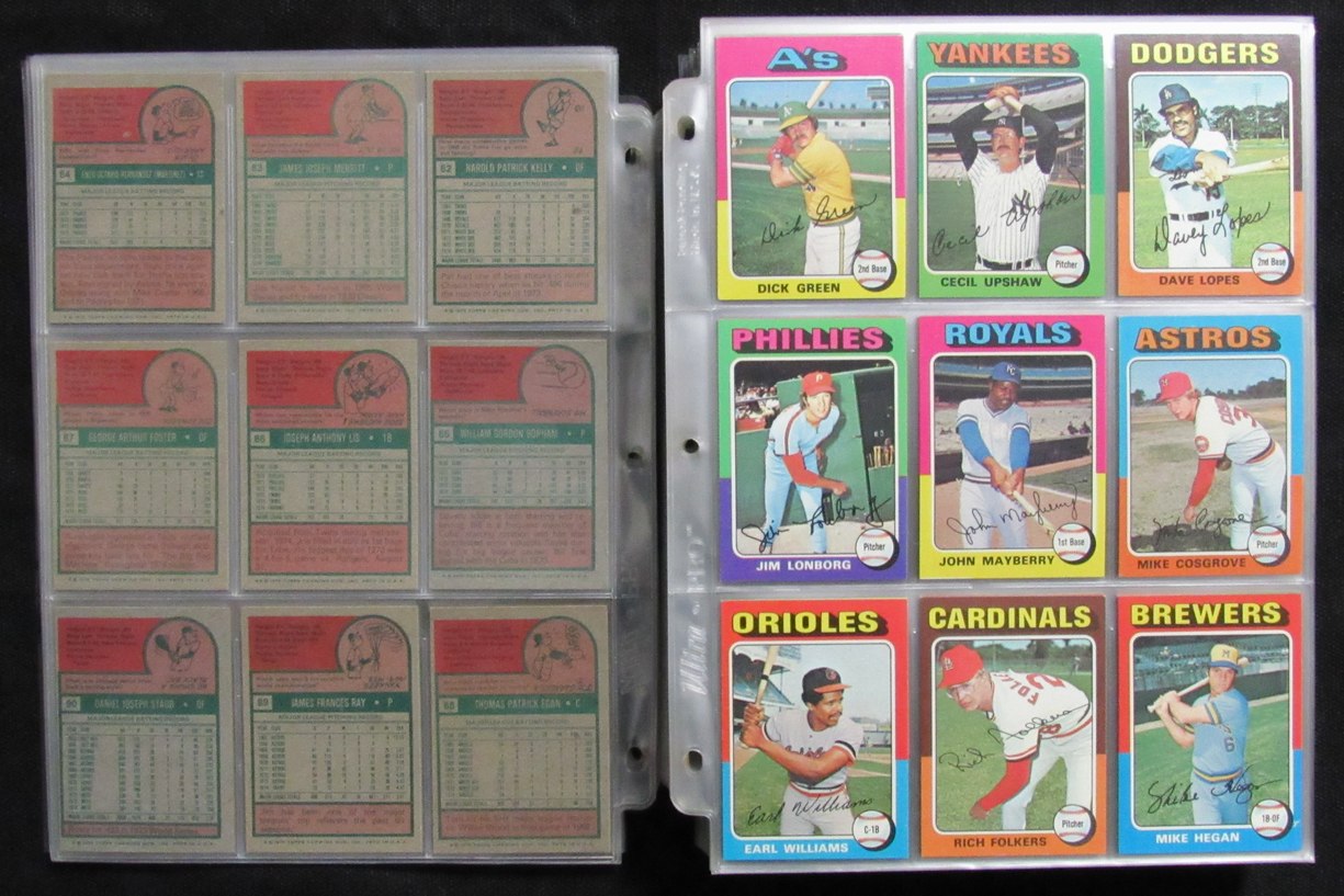 1975 Topps Baseball Card Complete Set (1-660) Brett Yount Aaron Schmidt 193634