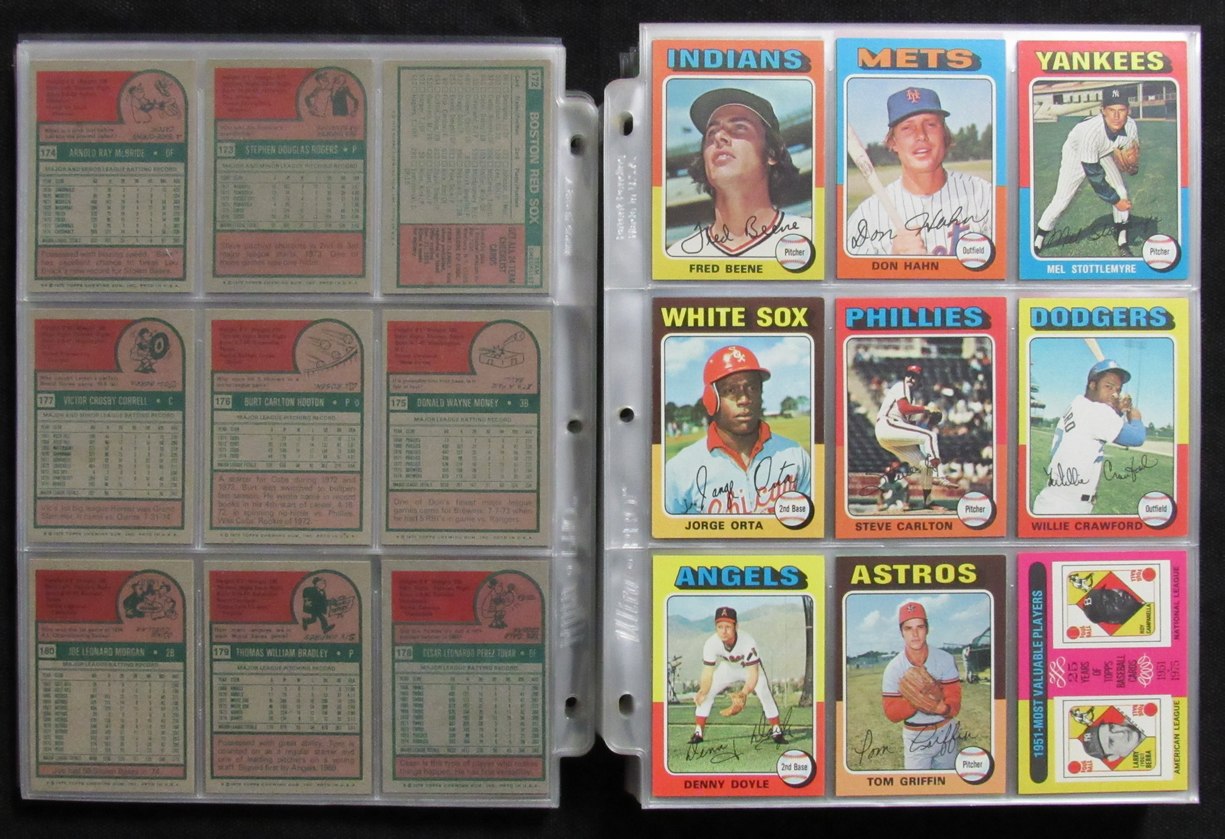 1975 Topps Baseball Card Complete Set (1-660) Brett Yount Aaron Schmidt 193634