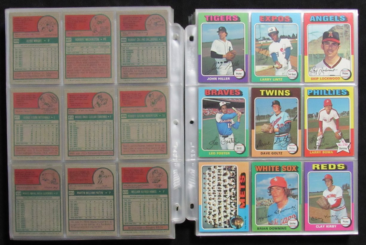 1975 Topps Baseball Card Complete Set (1-660) Brett Yount Aaron Schmidt 193634