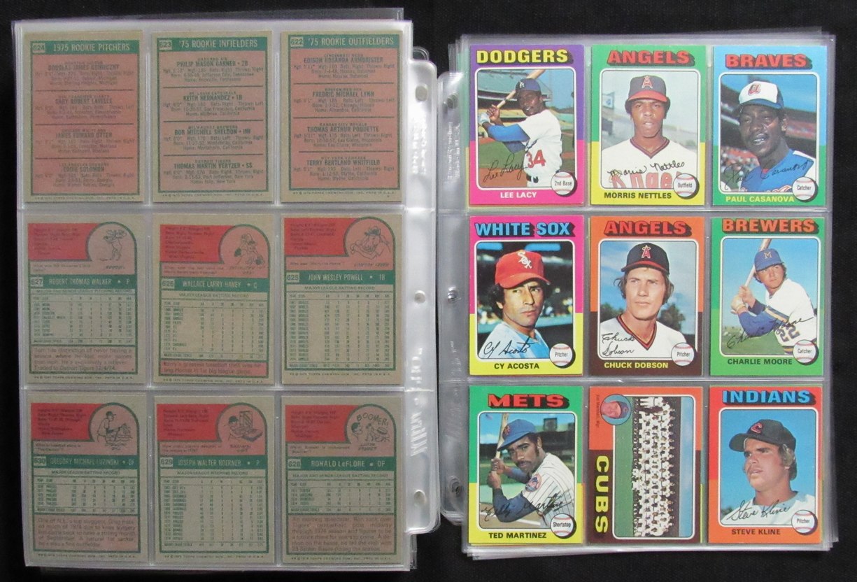 1975 Topps Baseball Card Complete Set (1-660) Brett Yount Aaron Schmidt 193634