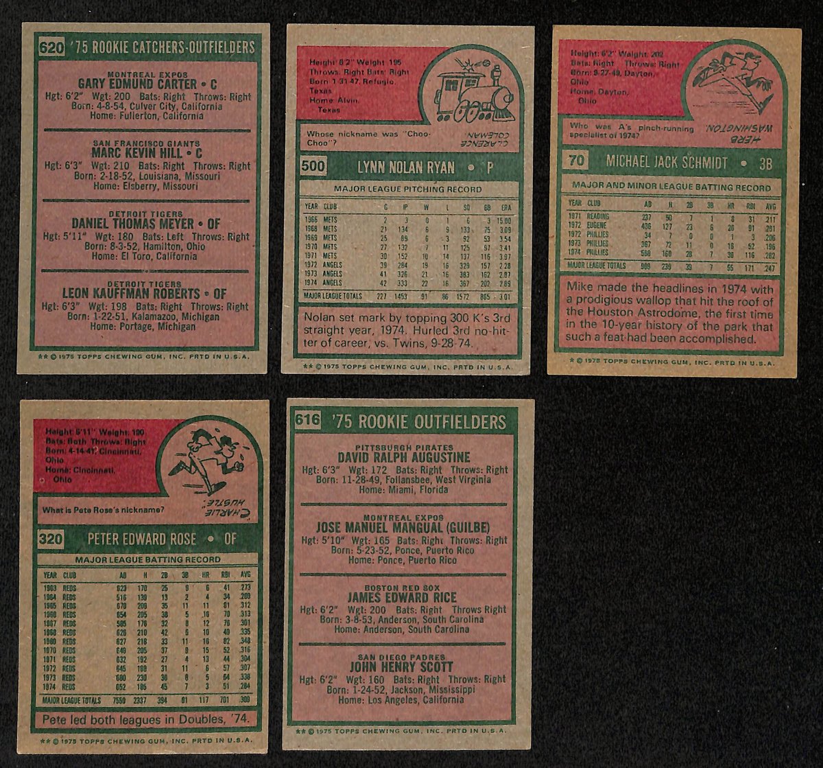 1975 Topps Baseball Card Complete Set (1-660) Brett Yount Aaron Schmidt 193611
