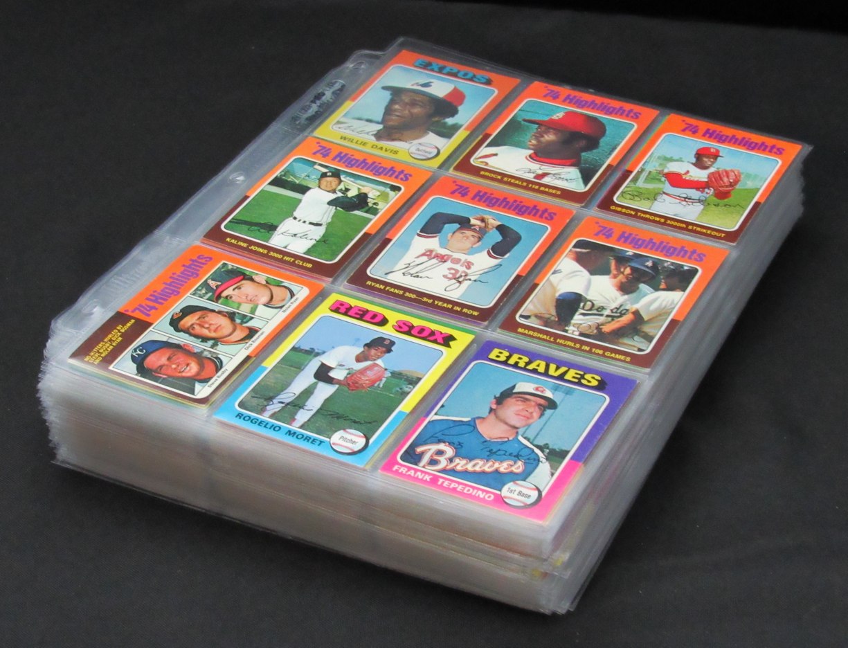 1975 Topps Baseball Card Complete Set (1-660) Brett Yount Aaron Schmidt 193611