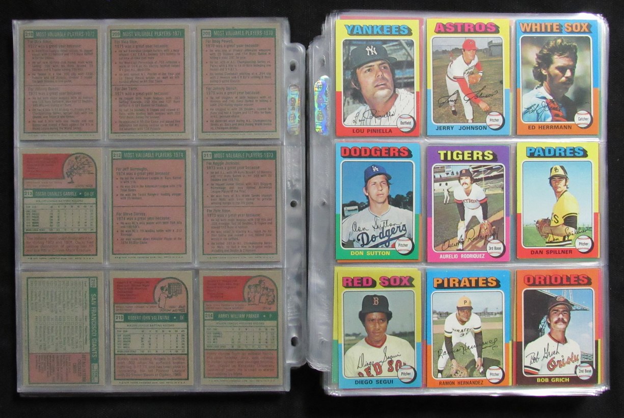 1975 Topps Baseball Card Complete Set (1-660) Brett Yount Aaron Schmidt 193611