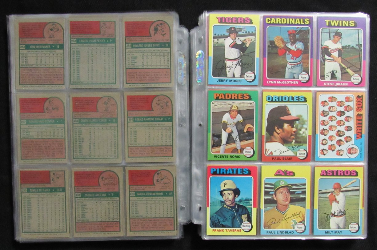 1975 Topps Baseball Card Complete Set (1-660) Brett Yount Aaron Schmidt 193611
