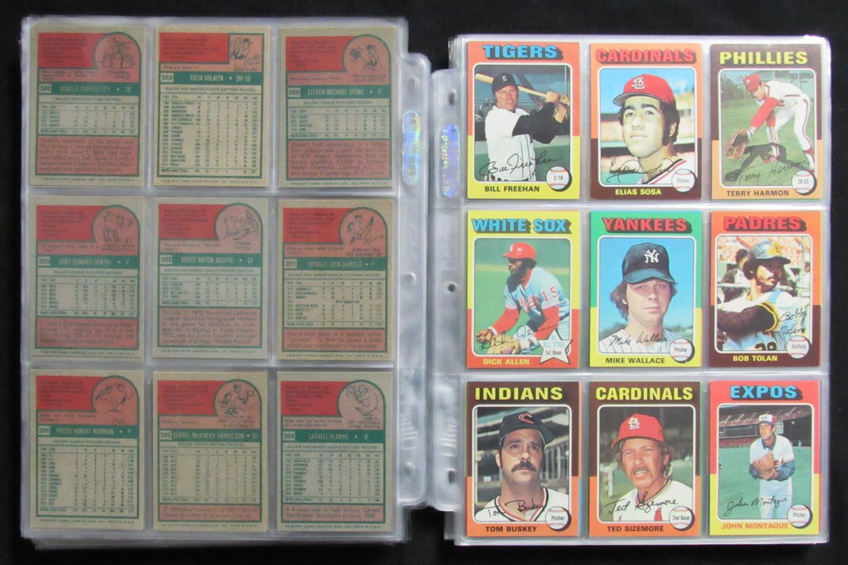 1975 Topps Baseball Card Complete Set (1-660) Brett Yount Aaron Schmidt 193611