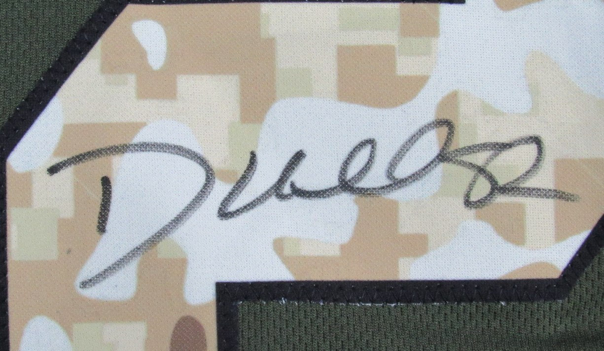 Dante Hall Signed/Auto Camo Custom Football Jersey Kansas City Chiefs JSA 193581