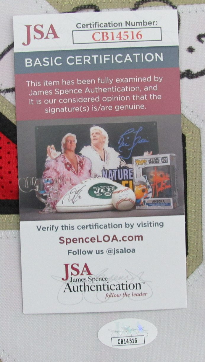 Jeff Garcia Signed/Autographed Red Custom Football Jersey 49ers JSA 193580