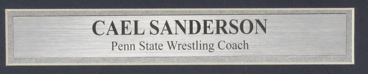 Cael Sanderson Penn State Wrestling Coach Signed 11x14 Photo Framed JSA 192703