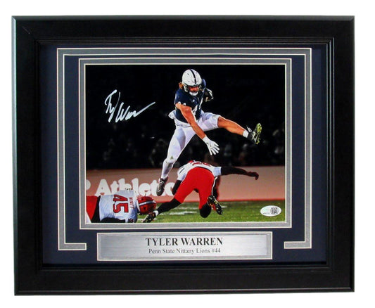 Tyler Warren Signed/Autographed 8x10 Photo Penn State Framed JSA 192723