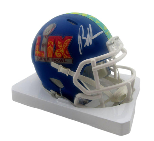 Brandon Graham Signed/Auto Super Bowl 59 Mini Helmet Eagles Beckett 193646