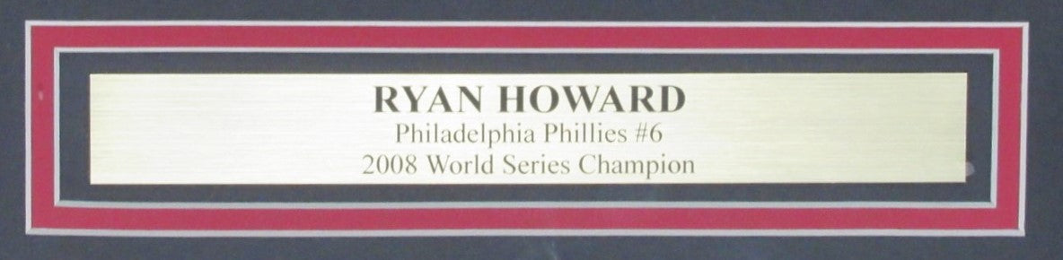 Ryan Howard Signed/Auto 16x20 Photo Philadelphia Phillies Framed PSA/DNA 193618