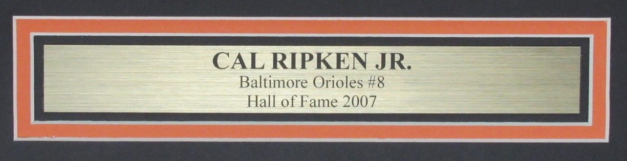 Cal Ripken Jr. HOF Signed/Auto 16x20 Photo Orioles Framed MLB Hologram 193619