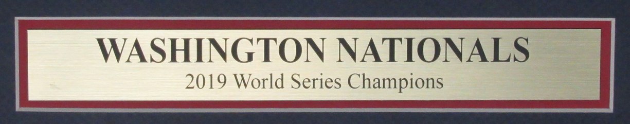 The Washington Post Newspaper Nationals 2019 World Series Champs Framed 193625