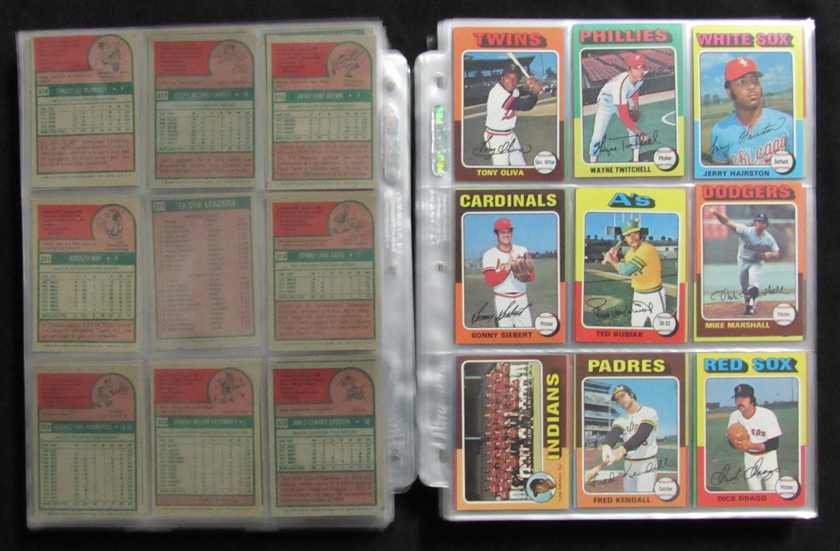 1975 Topps Baseball Card Complete Set (1-660) Brett Yount Aaron Schmidt 193606