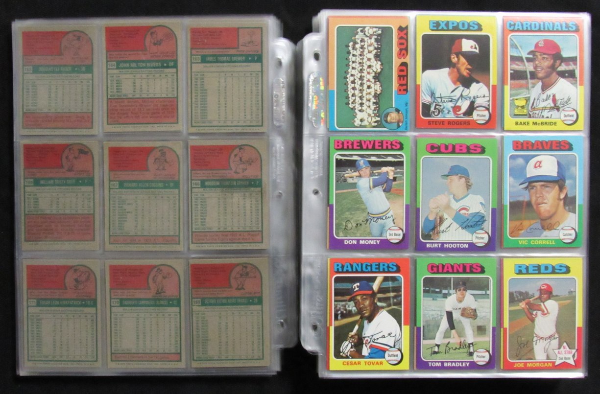 1975 Topps Baseball Card Complete Set (1-660) Brett Yount Aaron Schmidt 193606