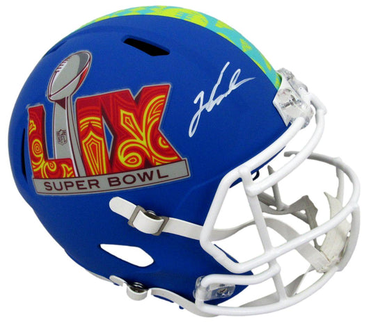 Jalen Carter Signed/Auto SB 59 Full Size Replica Helmet Eagles PSA/DNA 193660