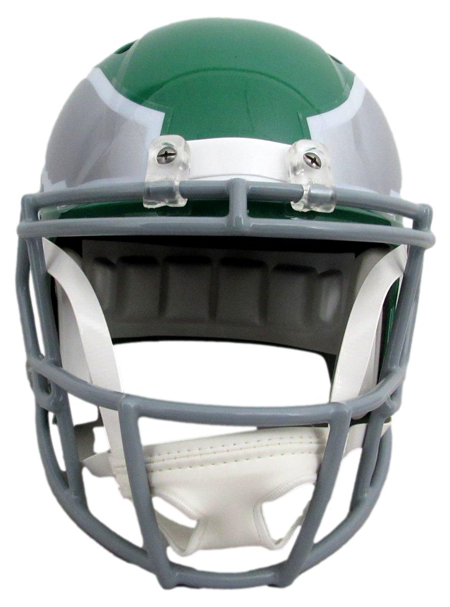 Jalen Carter Signed/Inscr Kelly Full Size Replica Helmet Eagles PSA/DNA 193661