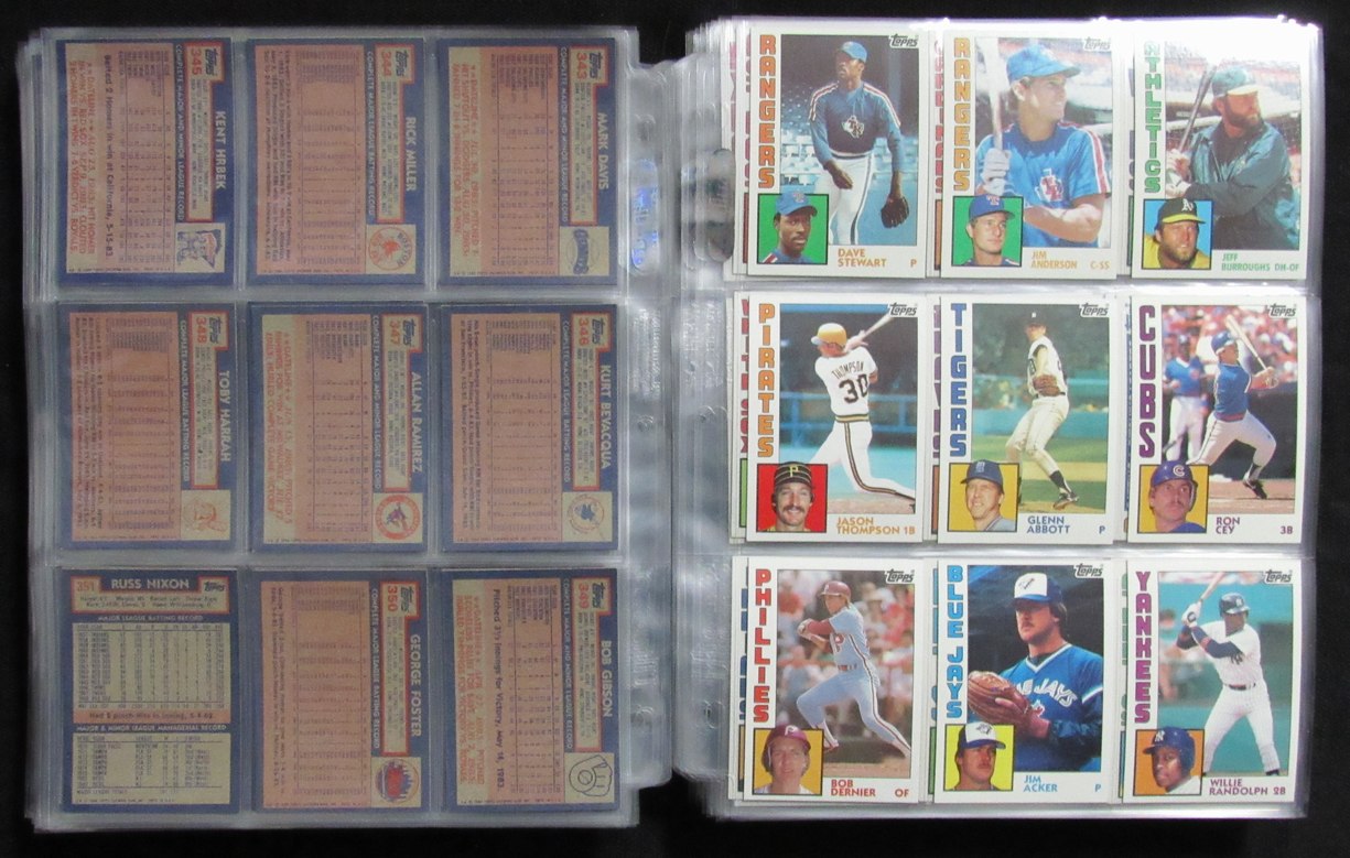 1984 Topps Complete Baseball Set (792) Ryan Mattingly Strawberry 193612