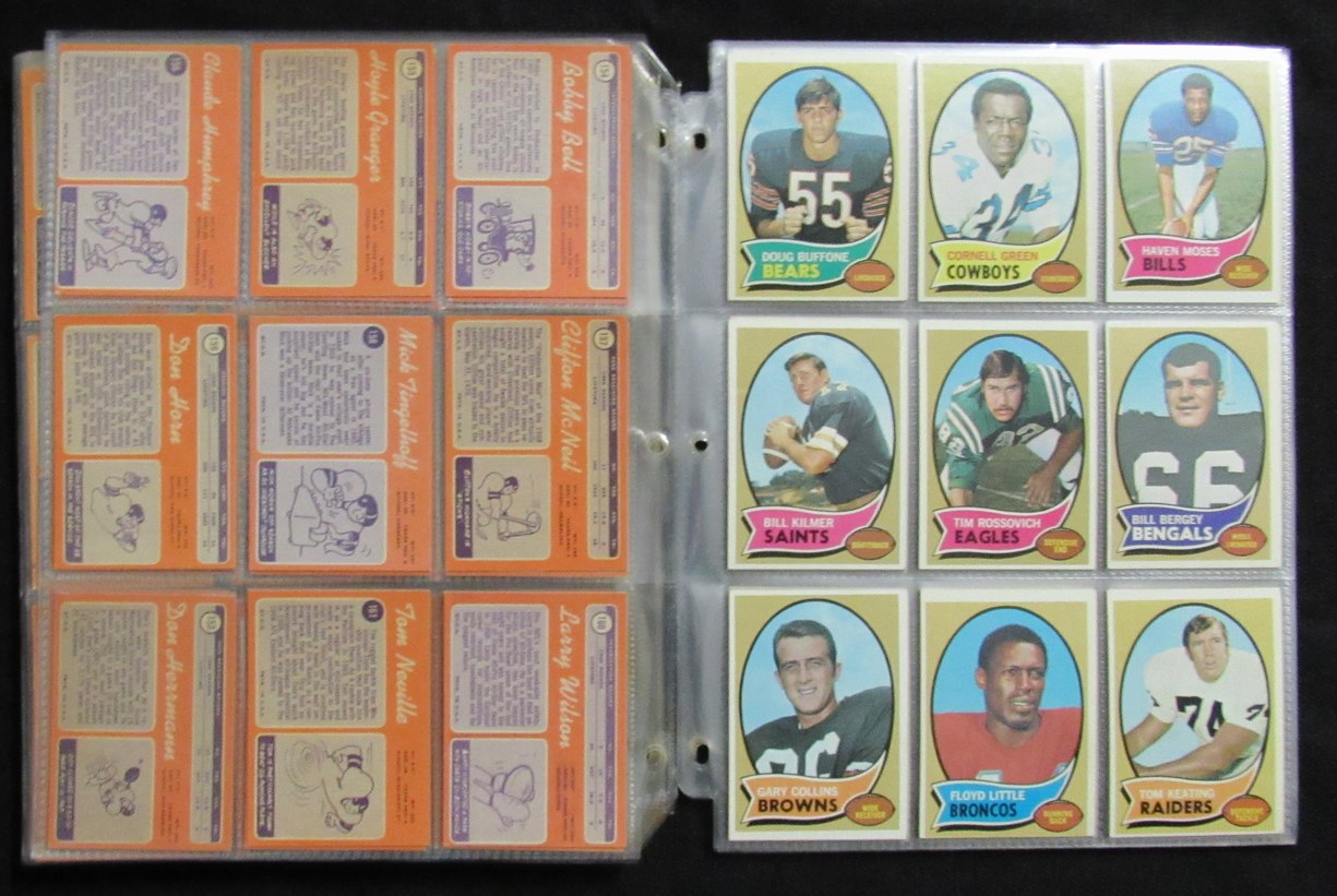 1970 Topps Football Card Complete Set (1-263) Simpson Namath Unitas 193610