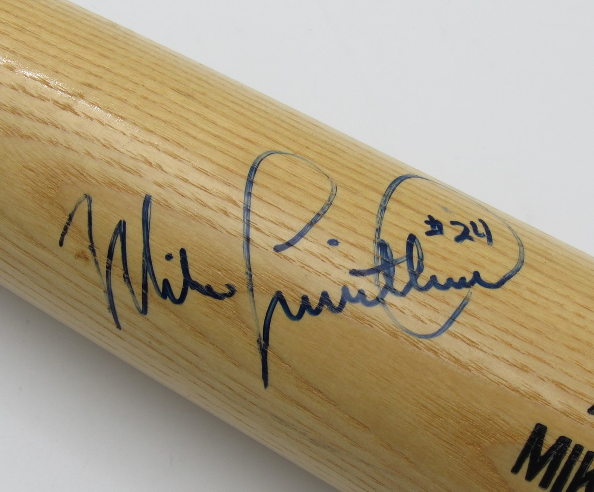 Mike Lieberthal Phillies Signed/Auto Blonde Big Stick Baseball Bat JSA 192638