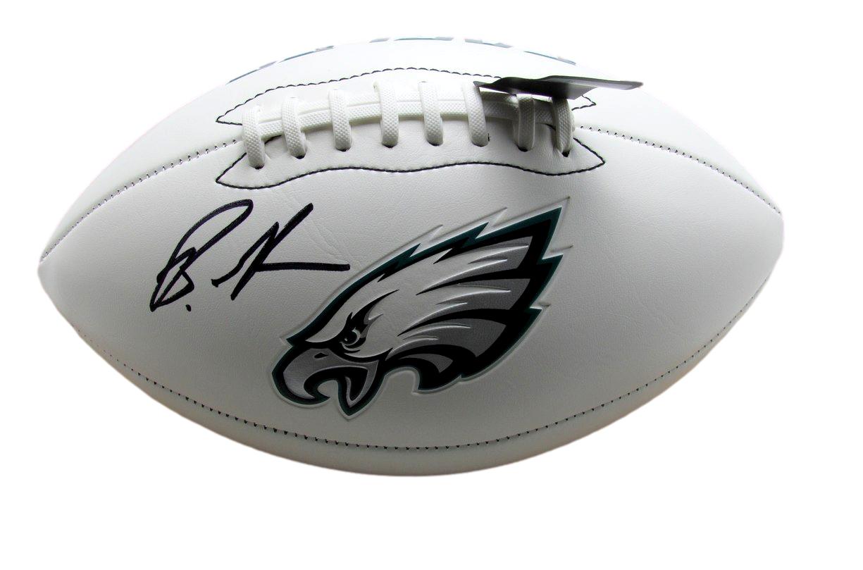 Brandon Graham Signed/Autographed White Eagles Logo Football Beckett 193650