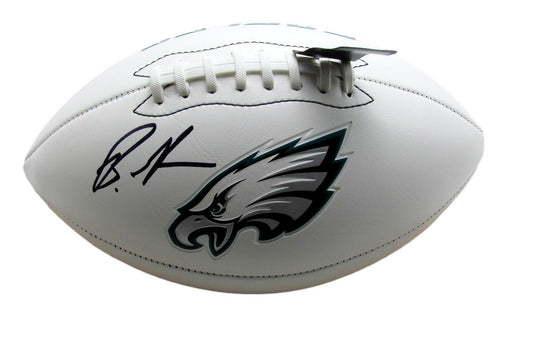 Brandon Graham Signed/Autographed White Eagles Logo Football Beckett 193650