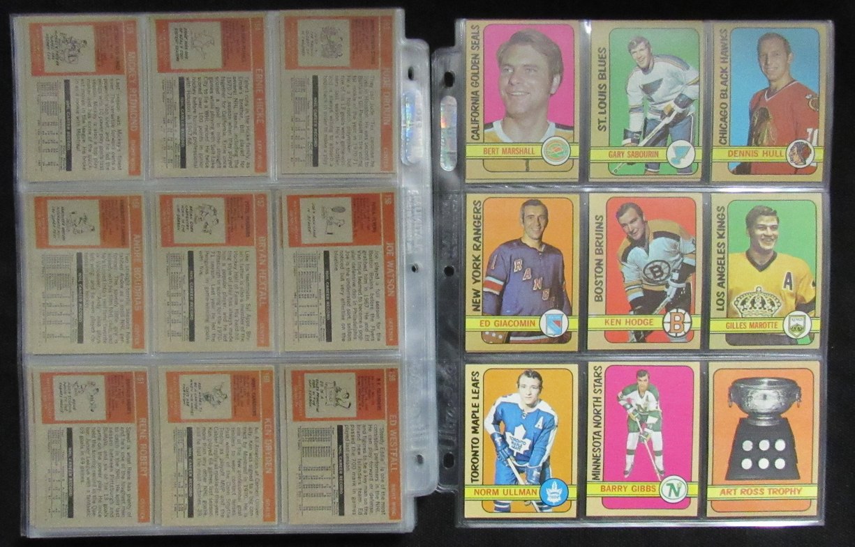 1972-73 Topps Hockey Cards Complete Set (1-176) Bobby Orr/Guy Lafleur 193614