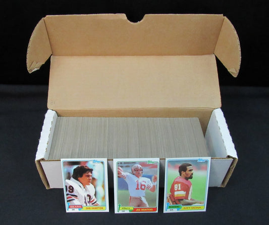 1981 Topps Football Card Complete Set (1-528) Montana RC Monk Hampton 193249