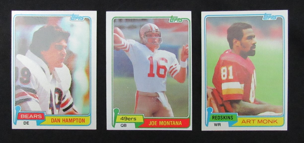 1981 Topps Football Card Complete Set (1-528) Montana RC Monk Hampton 193249
