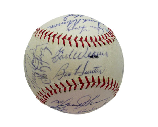 1970 Orioles Team Signed Baseball (27) WS Champs Robinson HOF Palmer HOF 193602