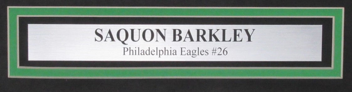 Saquon Barkley Signed/Auto 16x20 Photo Philadelphia Eagles Framed Beckett 193912