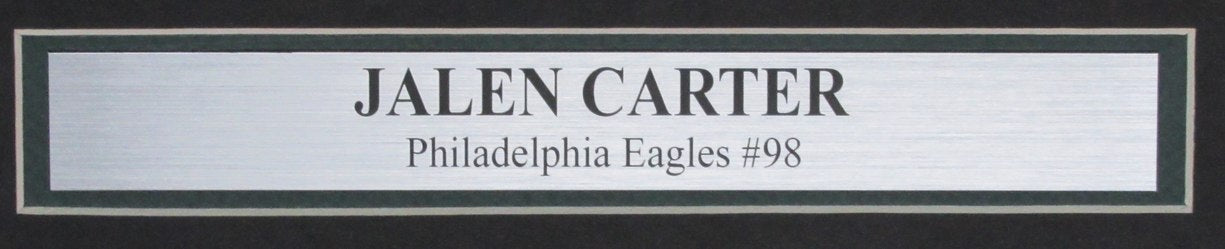 Jalen Carter Signed/Auto 16x20 Photo Philadelphia Eagles Framed PSA/DNA 193918