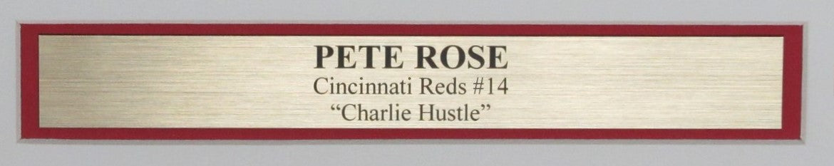 Pete Rose Signed/Autographed 16x20 Photo Cincinnati Reds Framed JSA 193920