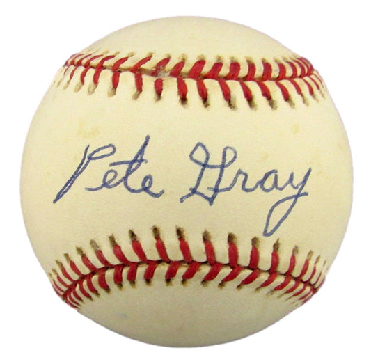 Pete Gray Signed/Autographed OAL Baseball St. Louis Browns PSA/DNA 192728