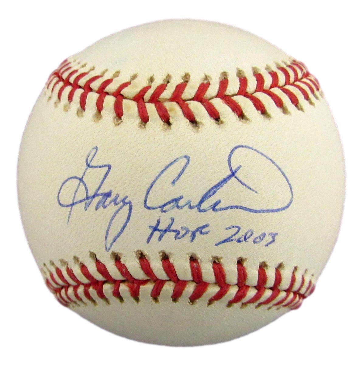 Gary Carter HOF Signed/Inscribed ONL Baseball New York Mets Steiner 192732