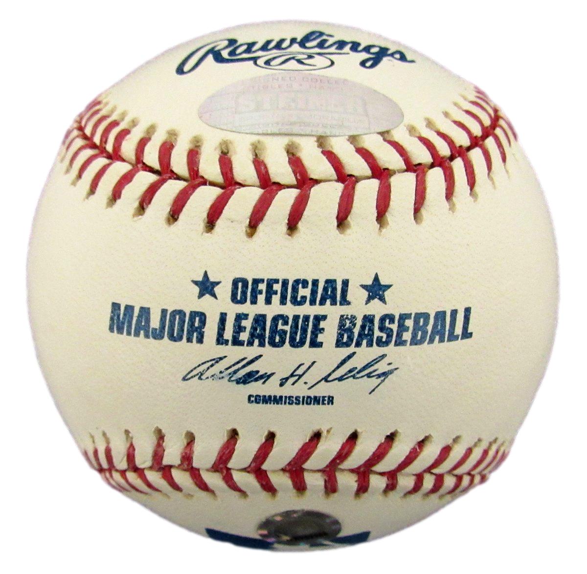 David Cone/Joe Girardi Dual-Signed/Insc OML Baseball Perfect Game Steiner 192726