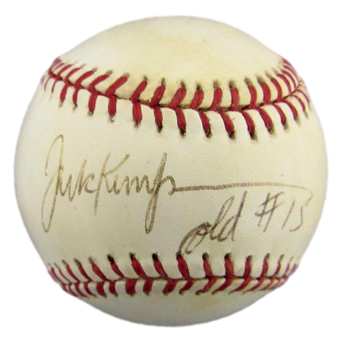 Jack Kemp Buffalo Bills AFL QB Signed/Auto OAL Baseball JSA 192739