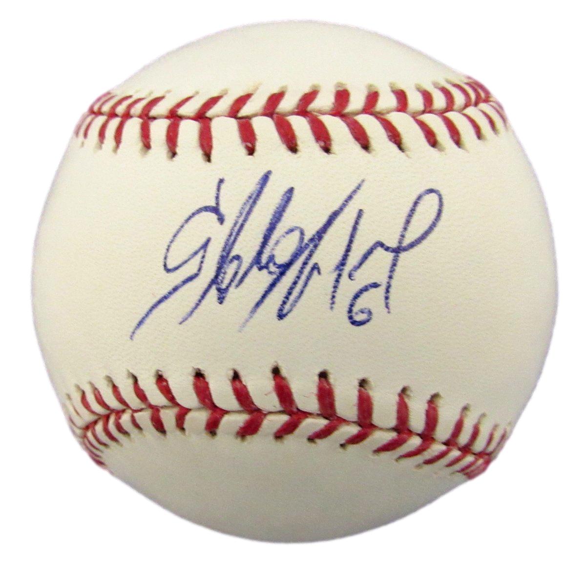 Starling Marte Signed/Autographed OML Baseball Pirates MLB Holo 192740