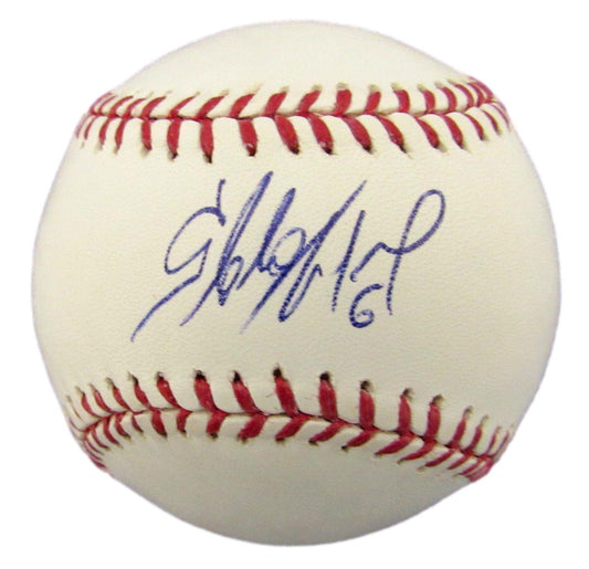 Starling Marte Signed/Autographed OML Baseball Pirates MLB Holo 192740