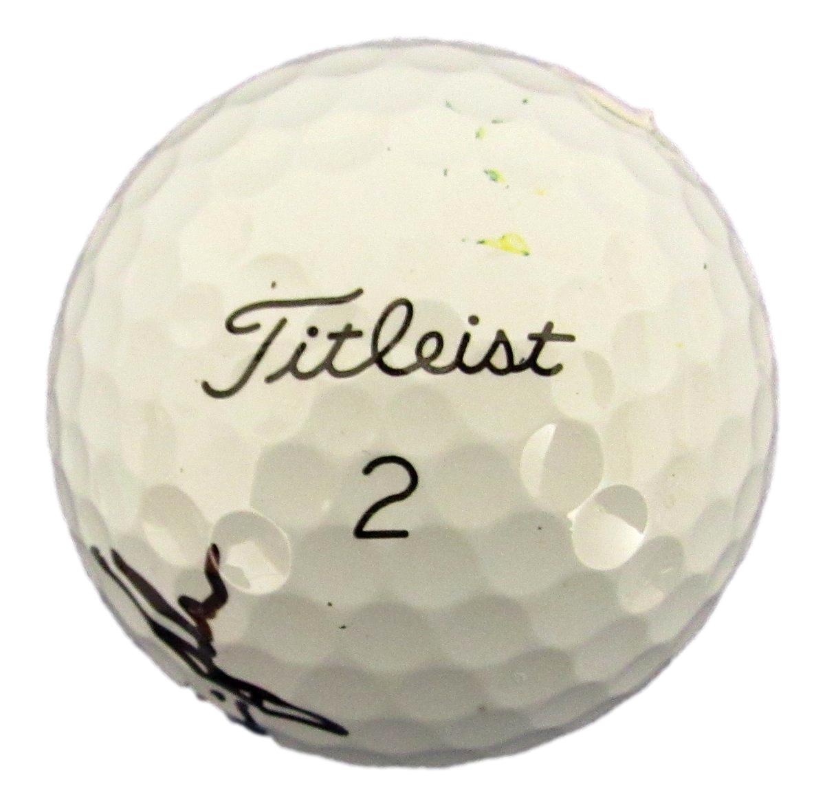 Dustin Johnson Signed Masters Logo Autographed Golf Ball JSA 192743