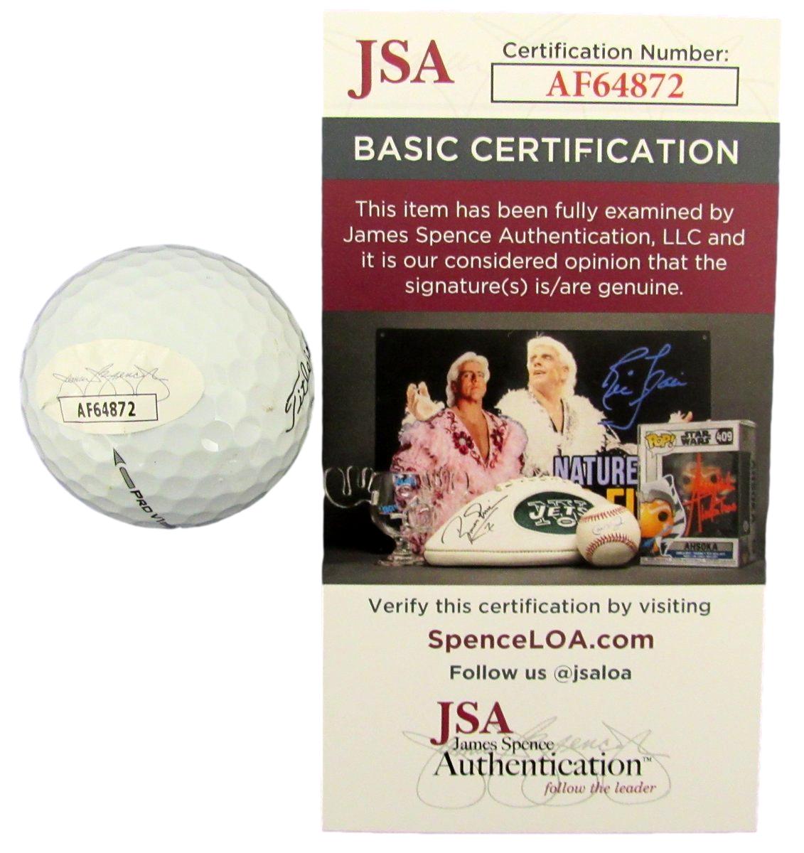 Dustin Johnson Signed Masters Logo Autographed Golf Ball JSA 192743