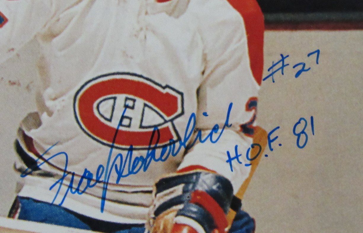 Frank Mahovlich HOF Signed/Inscr 11x14 Photo Montreal Canadiens PSA/DNA 193933