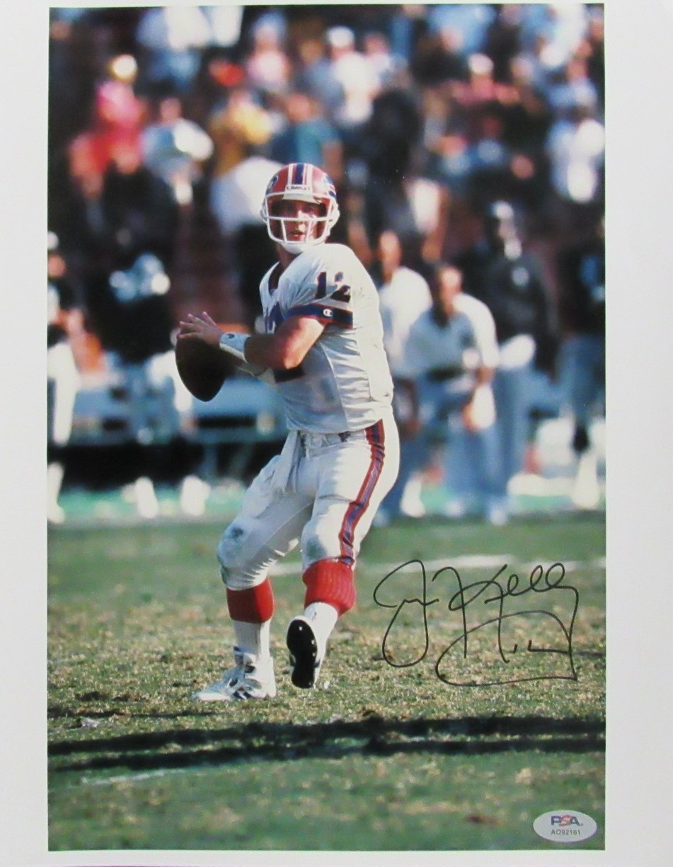 Jim Kelly HOF Signed/Autographed 11x14 Photo Buffalo Bills PSA/DNA 193936