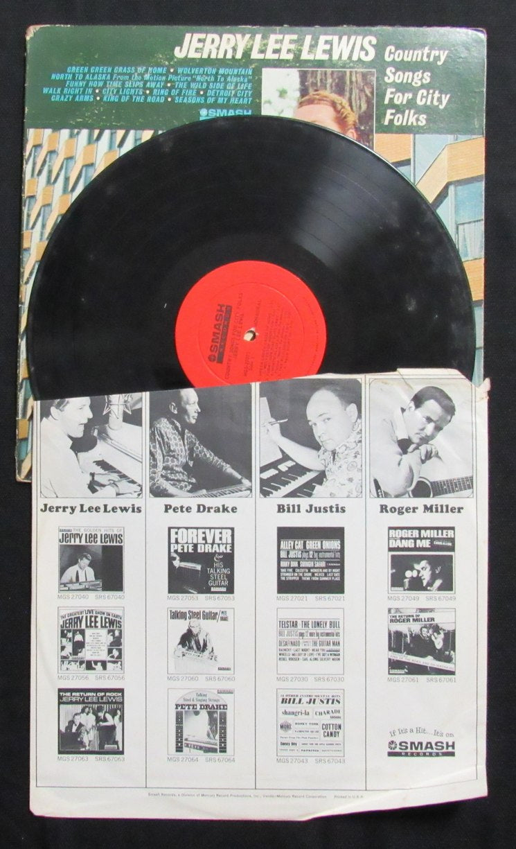 Jerry Lee Lewis Signed/Auto Country Songs for City Folks Album PSA/DNA 193940