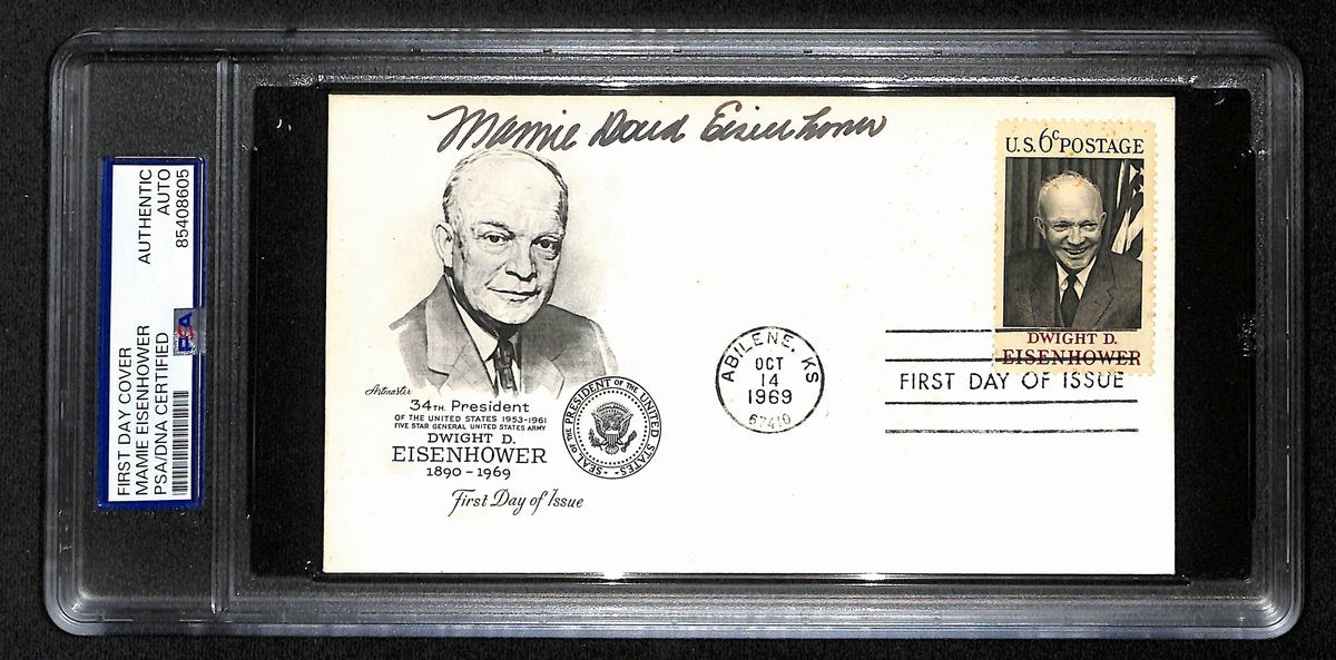 Mamie Eisenhower Signed/Autographed 1969 Dwight Eisenhower FDC PSA/DNA 194211