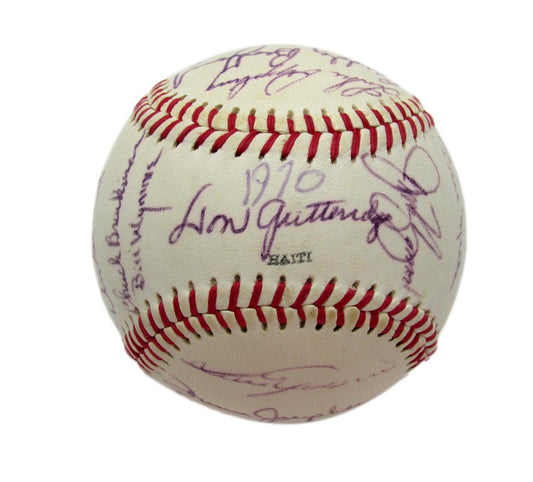 1969 Chicago White Sox Team Signed Baseball (26) Luis Aparicio HOF 193597