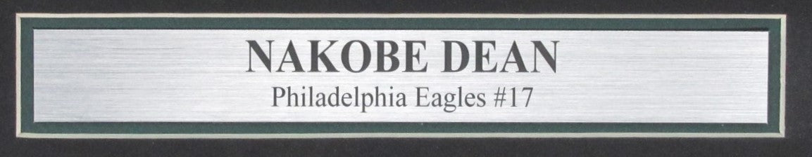 Nakobe Dean Autographed 11x14 Photo Framed Philadelphia Eagles PSA/DNA 193993